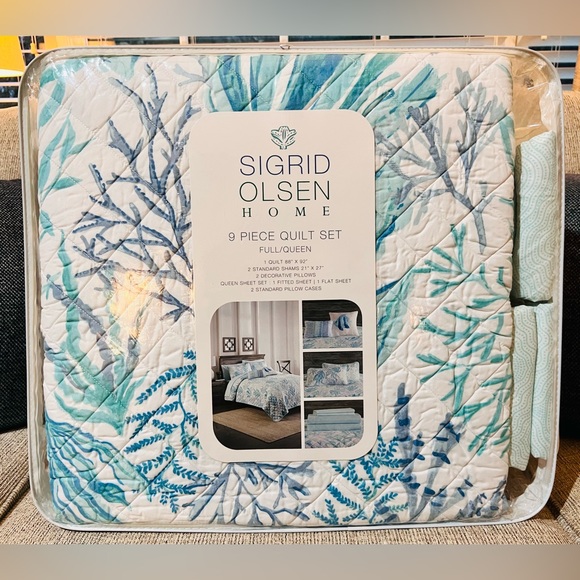 Sigrid Olsen Bedding Sigrid Olsen9pc Coastal Quilt Set Poshmark